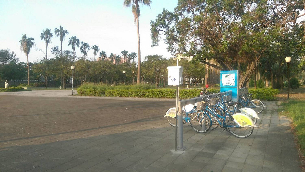高雄捷運獅甲站微型感測器。 圖：高雄市環保局／提供
