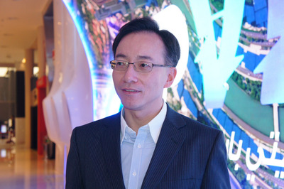 電腦品牌廠宏碁合資公司StarVR（宏星技術）副董事長高樹國7日受訪表示，預計今年推出下一代StarVR頭戴式顯示器，將升級面板分辨率、加入眼球追蹤功能。 圖 : 中央社