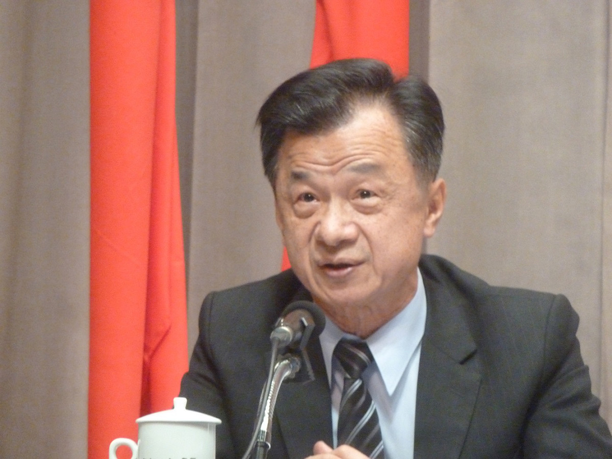 法務部長邱太三今（8）日在院會後記者會表示，透過此次刑法修法，相信更能保障全體國民生命財產安全，具體實現司法正義。 圖：謝莉慧/攝