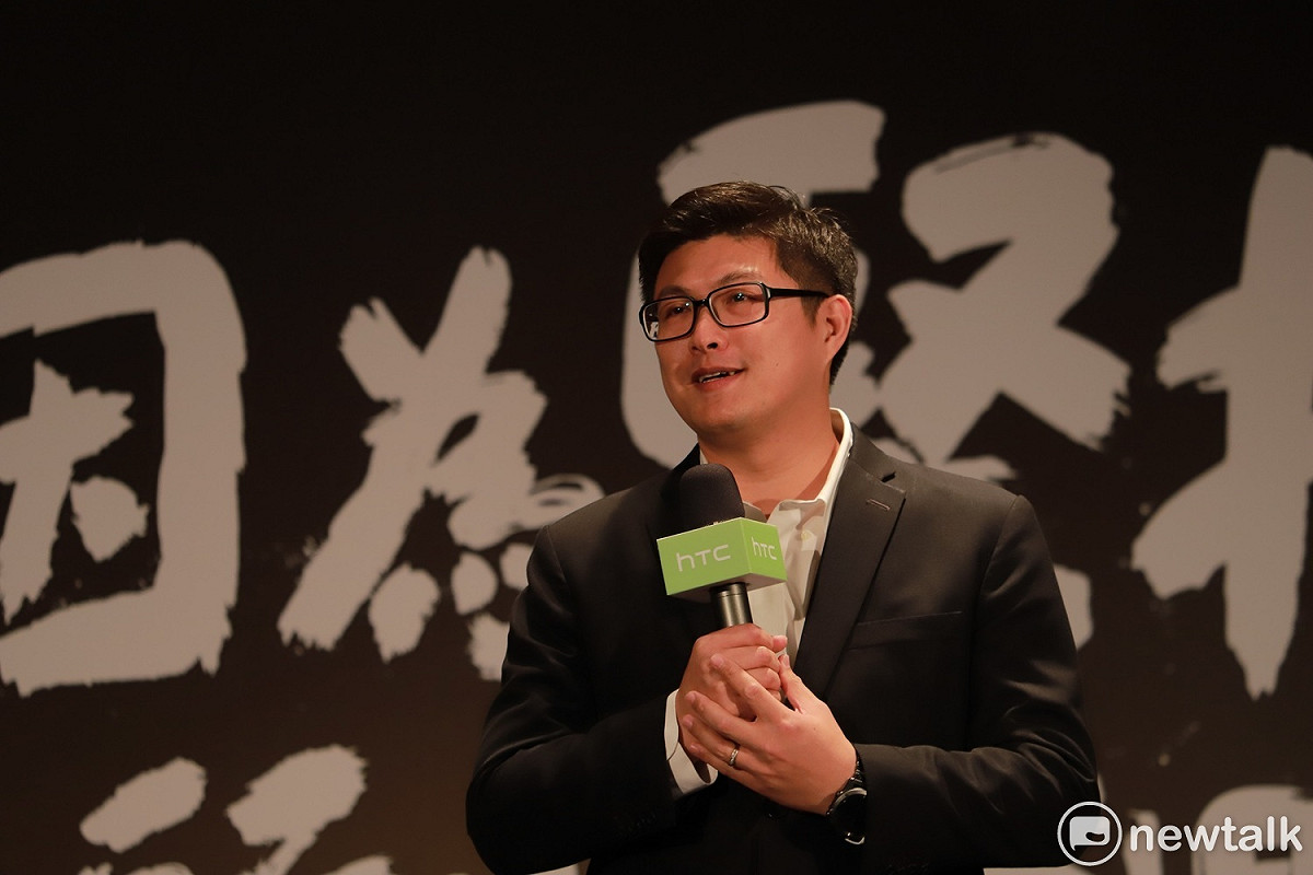 HTC台灣區總經理陳柏諭表示：「五月天一直以來都是帶領台灣前進的青春正能量，也一直都是最支持HTC的好夥伴。」 圖：蔡幸秀/攝