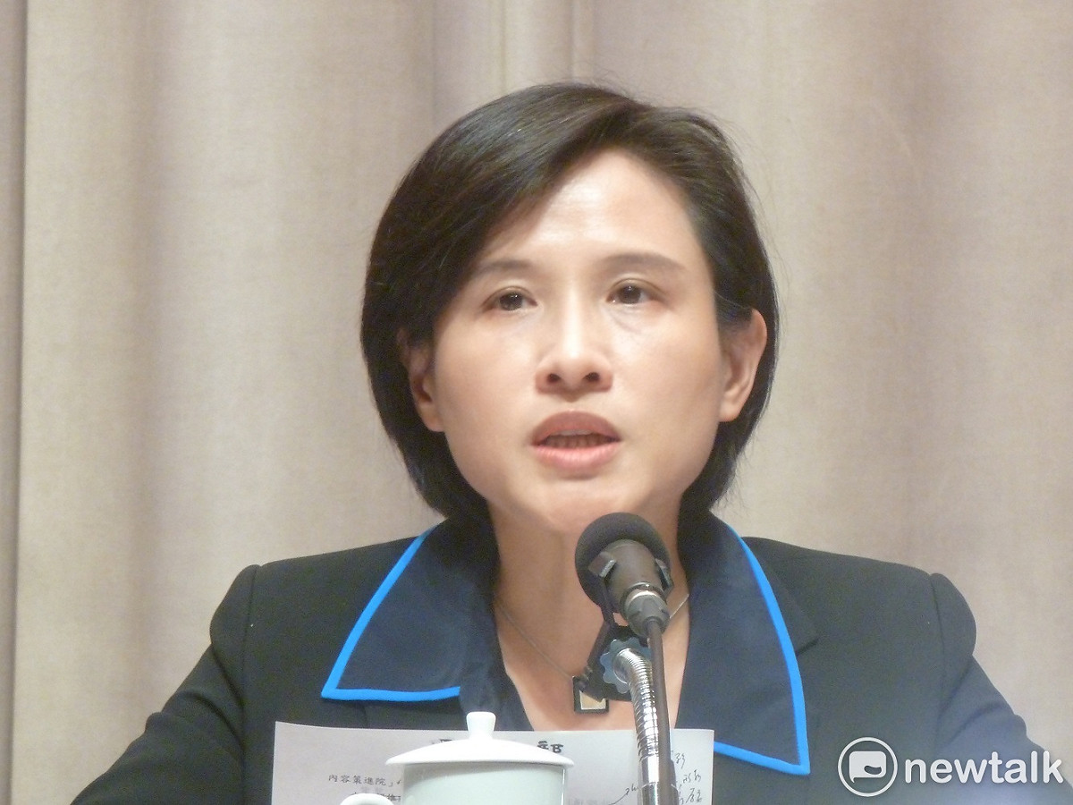 文化部長鄭麗君今（8）日指出，推動文策院已刻不容緩。 圖：謝莉慧/攝