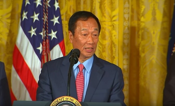 美中互祭關稅，在中國經營的外商恐成貿易戰下的受害者，替蘋果公司代工的鴻海集團未來動向備受關注。（圖為鴻海董事長郭台銘） 圖：新頭殼資料照片