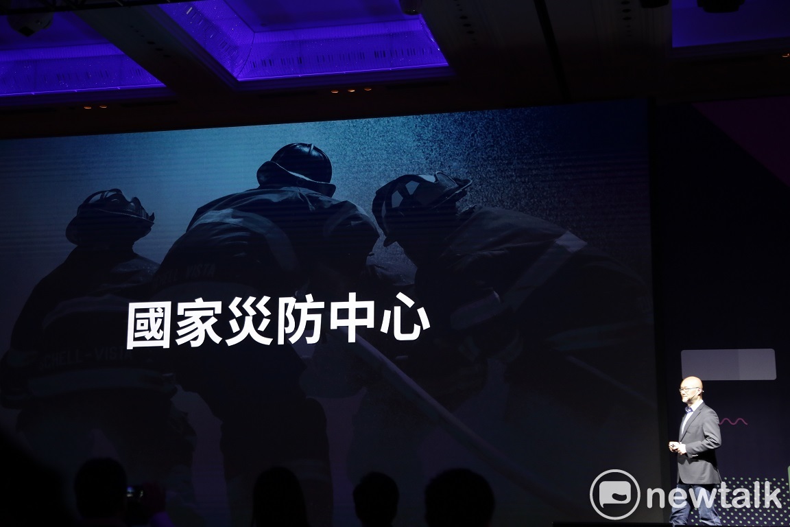 LINE台灣總經理陳立人今(9)日於LINE2018年度記者會宣布今年發展計畫。 圖：朱泓任/攝