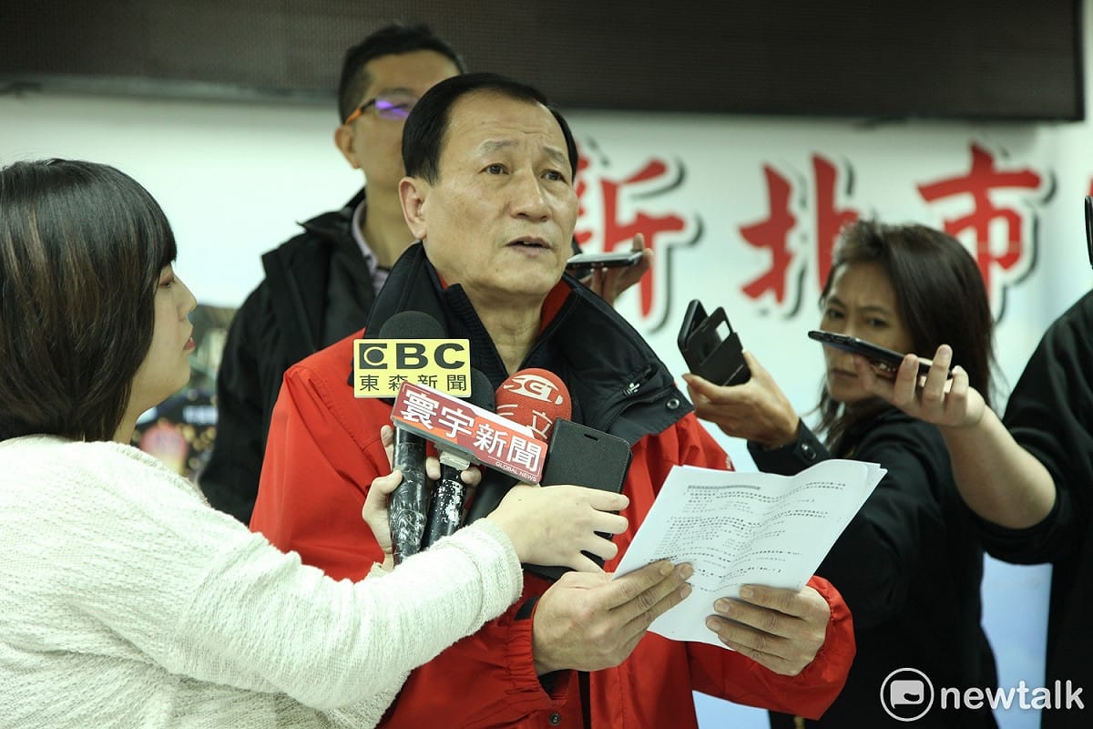 金介壽認為全民調應該包括7成的民意及3成的黨意。 圖: 林昀真/攝