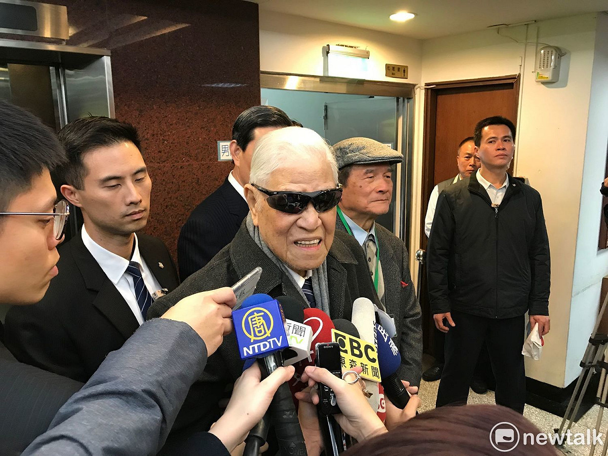 前總統李登輝今日出席台灣聯合國協進會會員大會。 圖：周煊惠 / 攝
