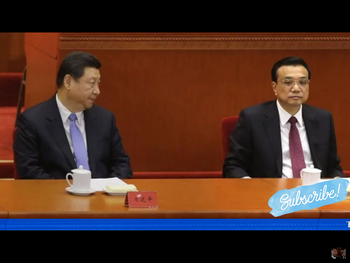 習近平大權在握，意味著名義上的中共第二號人物、國務院總理李克強（右）的進一步被邊緣化。 圖：翻攝自Youtube