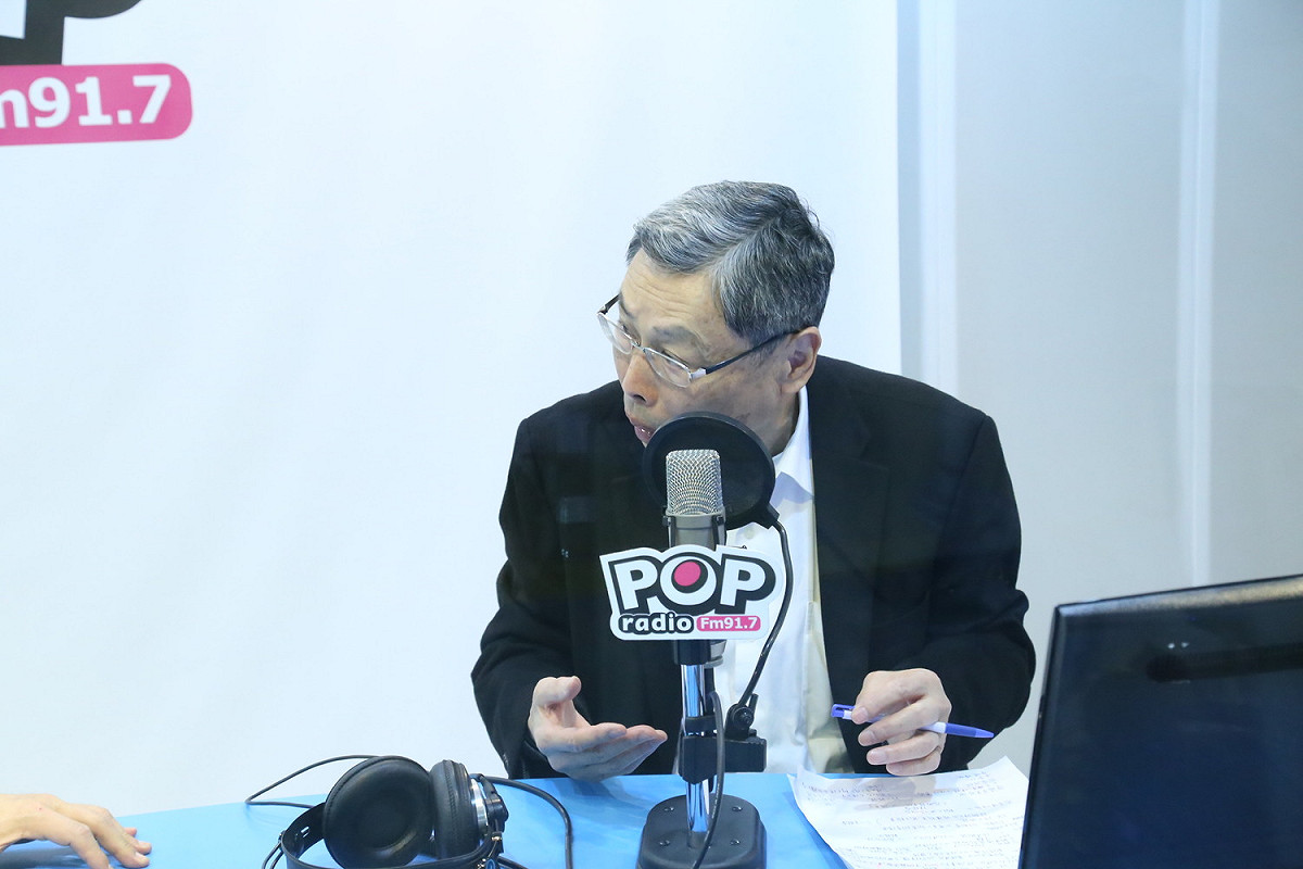 前海基會副董事長高孔廉今 (12) 日接受電台專訪表示，民進黨應拋棄台獨與廢核兩項神主牌。 圖 : 《POP撞新聞》/提供