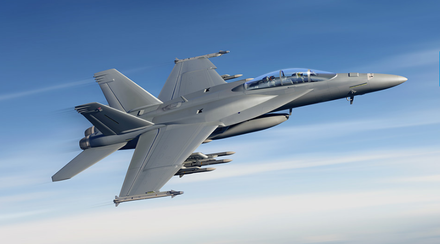 F-18大黃蜂戰機是美國海軍重要艦載機種，角色多變，攻擊力強大。 圖：翻攝波音公司官網