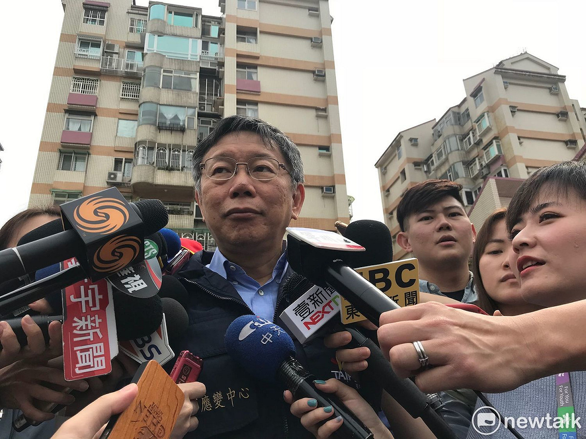 台北市長柯文哲出席北市107年度災害防救演習。 圖：周煊惠 / 攝