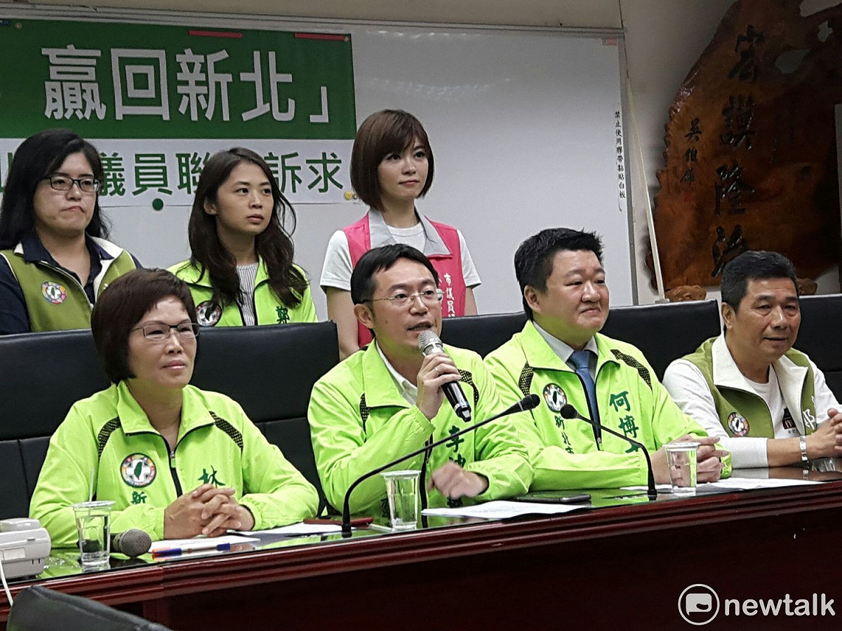 議員李坤城希望黨中央聽取民意，讓游錫堃「母雞帶小雞」贏回新北市。 圖: 林昀真/攝