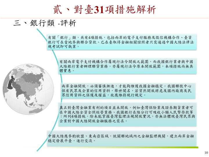 23圖看懂 政院解析中國對台31項措施