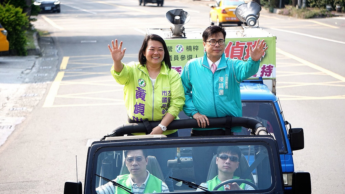 陳其邁表示，為求團結，希望可以幫忙為左楠區留一席女性議員。 圖：陳其邁服務處/提供
