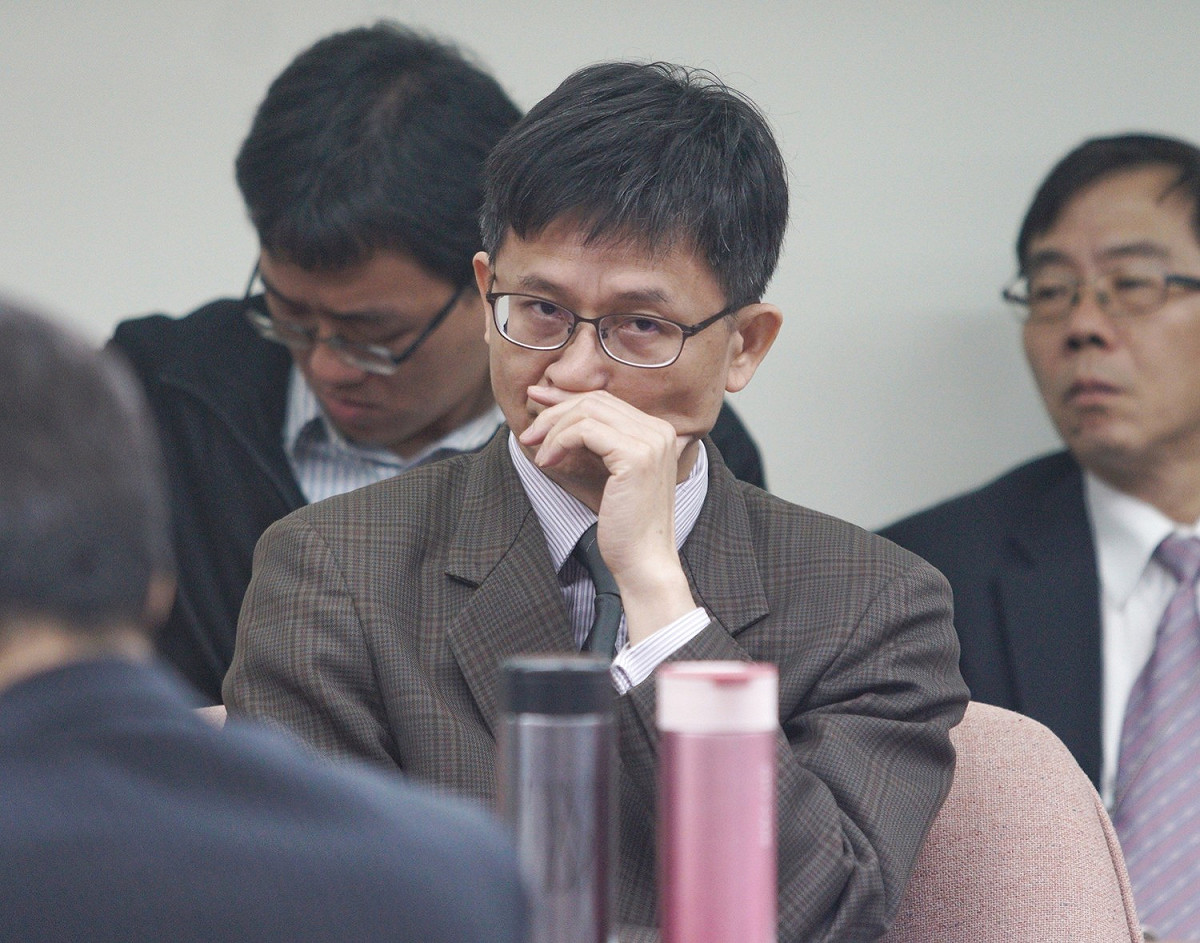 環保署副署長詹順貴今天赴立法院衛環委員會專案報告與備詢。 圖：張良一／攝
