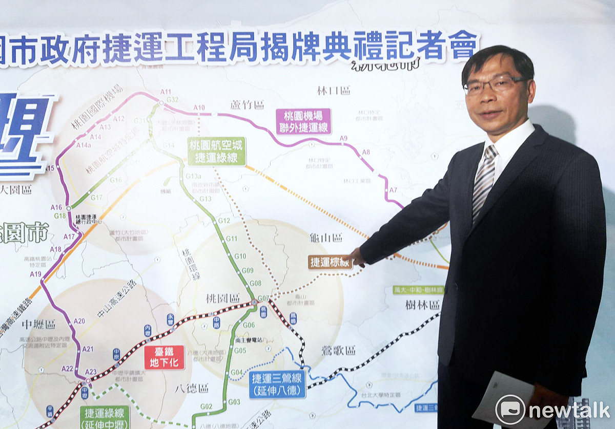 新任捷運工程局局長陳文德，歷任經濟發展局副局長、交通局副局長、工務局副局長，30幾年來都在桃園服務。 圖: 林昀真/攝