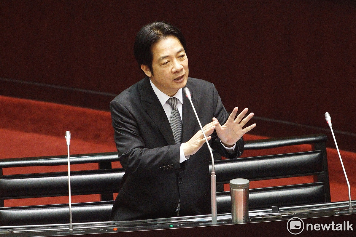賴清德直言，因為省政府名稱寫在憲法，行政院沒能力把它取消掉，「希望明年籌備預算時，省政府預算是空的。」 圖：黃韋銓/攝
