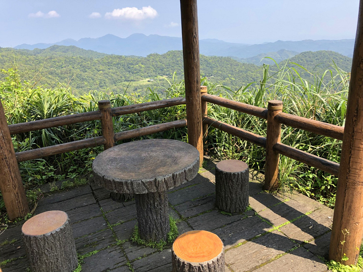 天氣晴朗時蘭平千里可以眺望東北角海濱地區乃至太平洋，將方圓百里的山光水色盡收眼裡。 圖：丘秝榕／攝