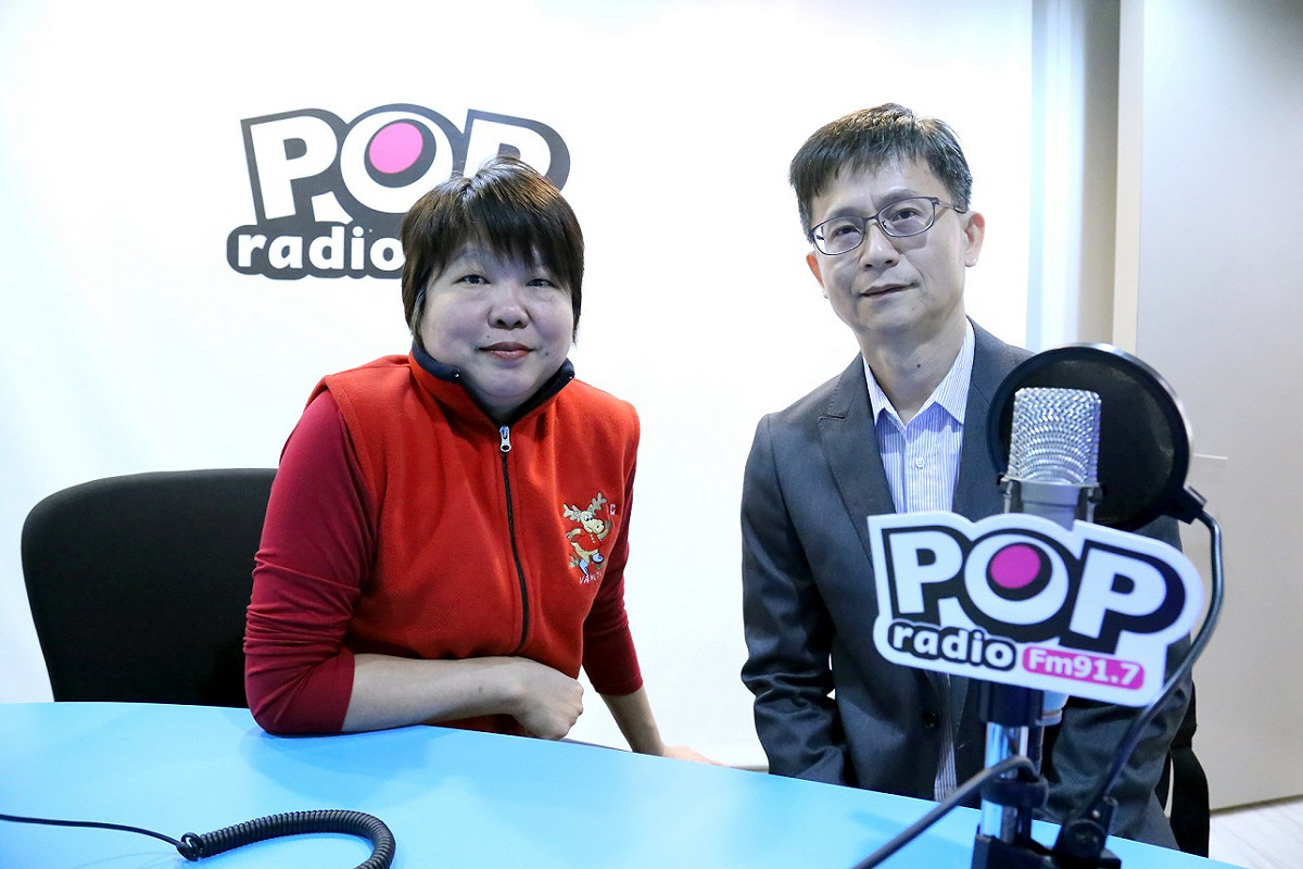 詹順貴接受《POP搶先報》主持人黃光芹專訪 圖 : POP搶先報/提供