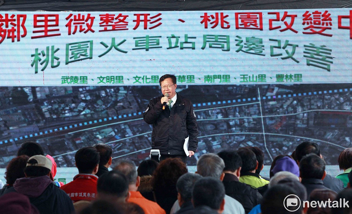 桃園市第一期交通微整形計劃針對桃園火車站周邊交通節點增設停車空間、改善行人動線，提供桃園市民友善交通環境。 圖: 林昀真/攝
