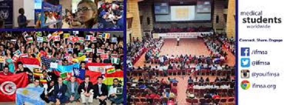 IFMSA的臉書首頁，還可以看到拿中華民國國旗的台灣代表。IFMSA通知，因世界衛生組織（WHO）要求，必須在官網將臺灣醫學生聯合會國籍由「Taiwan」改為「Taiwan, China」。 圖 : 翻攝自IFMSA官網
