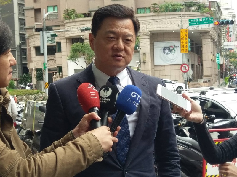 周錫瑋今日下午參加國民黨新北市長初選電視政見會錄影，以「不忘初衷、實現夢想」說明理念。 圖：周錫瑋新北市政策中心/提供