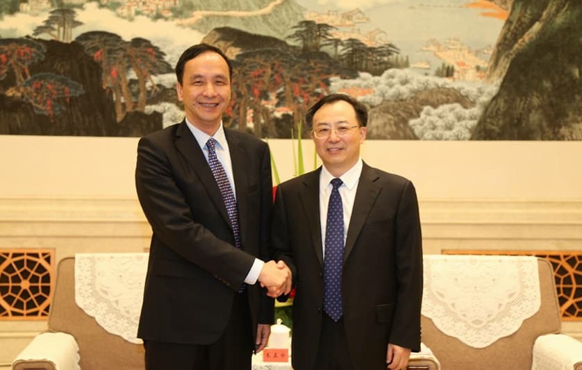 朱立倫與江蘇省長吳政隆會面。 圖：新北市政府/提供