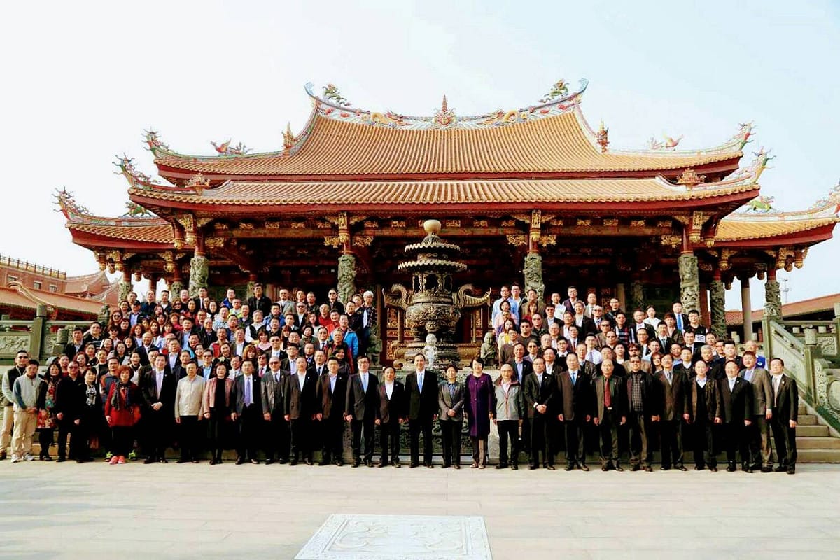 朱立倫今天說了第二次，不論兩岸的政治情勢如何變化，人民之間的往來與交流一定要持續，尤其是對於台胞、台生跟台商的照顧一定要更加堅定。 圖：新北市政府/提供