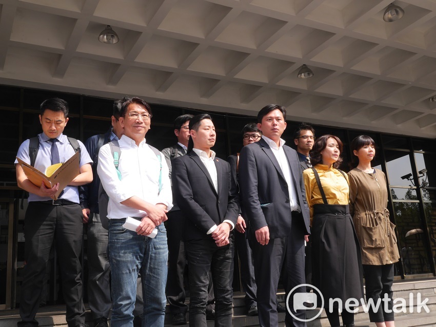 時代力量現任五位立委中，僅黃國昌表態不競逐下屆黨主席選舉。 圖：趙婉淳／攝