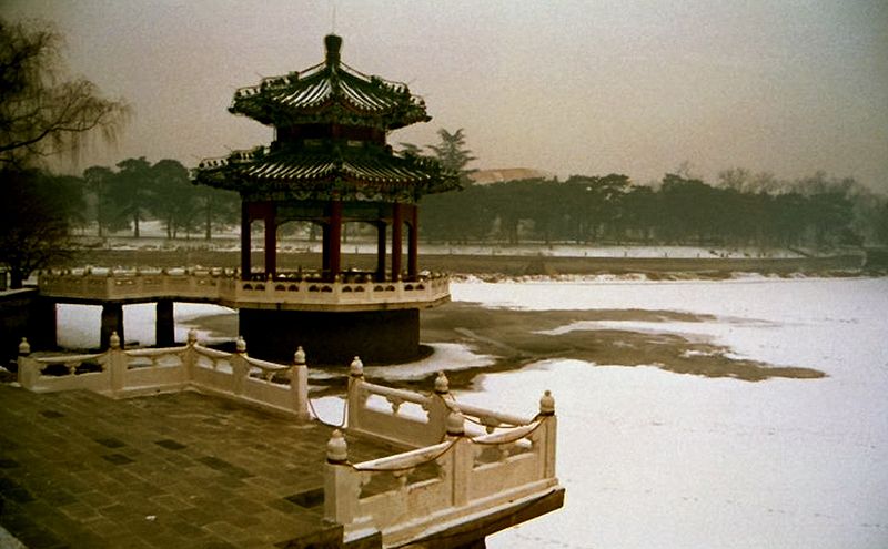 中國北京釣魚台賓館一向作為接待高級外賓之用，現在傳出周邊戒備森嚴。 圖：翻攝維基網站