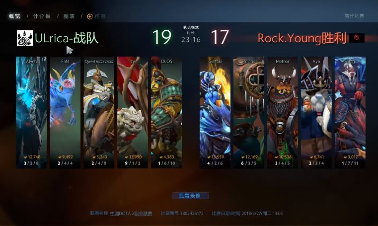 Rock.Y和ULrica兩隊選手在比賽中多次出現離奇送死的操作，假賽痕跡十分明顯。 圖：翻攝自 DPL 官方影片