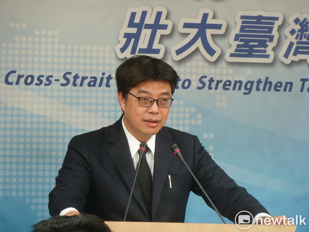 行政院大陸委員會副主委兼發言人邱垂正對中國領導人習近平在「連習會」對兩岸關係的說法進行回應。 圖：新頭殼資料照片