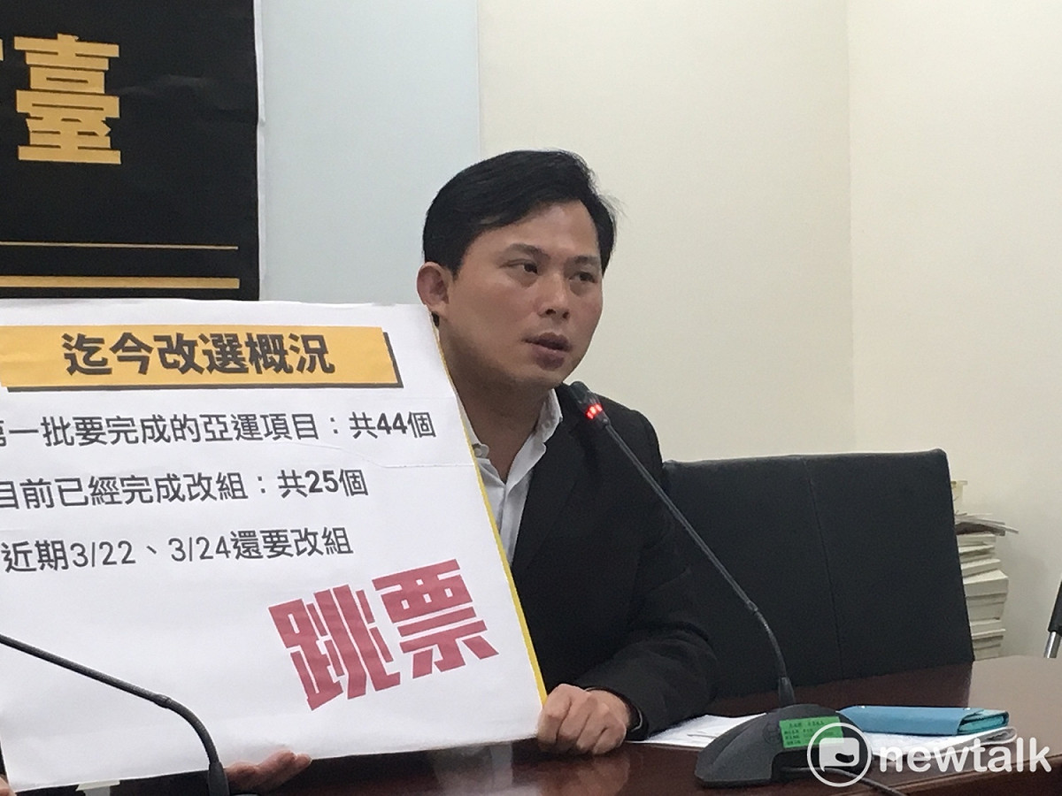 對於黃煌雄上任促轉會主委，黃國昌說「這是在糟蹋大家對促進轉型正義的努力。」 圖：黃韋銓/攝（資料照）