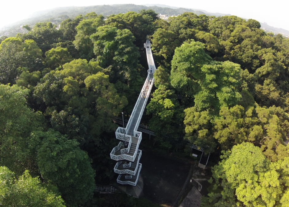 竹崎公園天空走廊。 圖：嘉義縣政府/提供