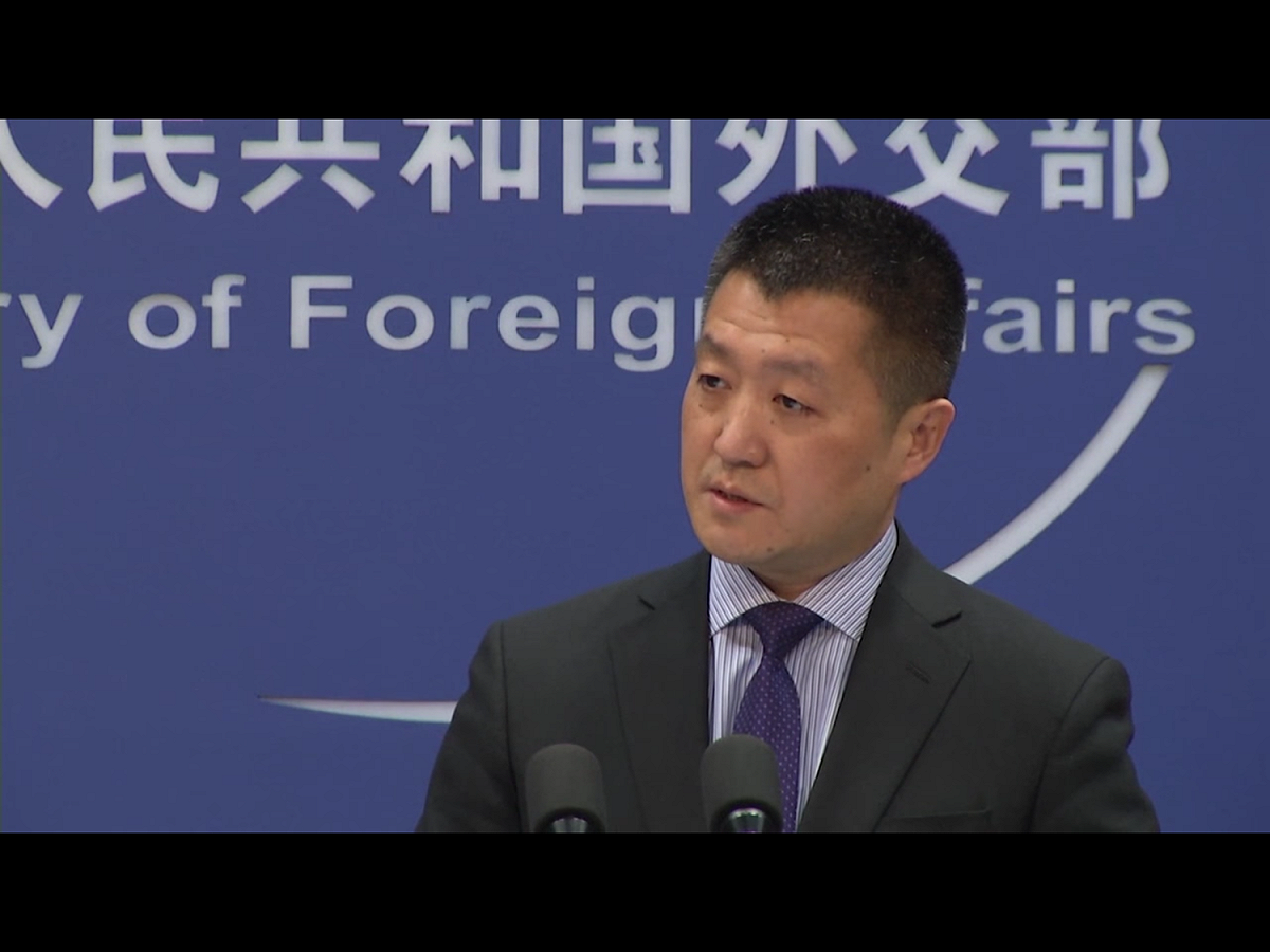 陸慷在記者會上表示，就這類的問題過去外交部已經多次表明中方的立場，堅決反對美方採取的一些挑釁行動，無助於臺海地區穩定，無助於中美關係。 圖：翻攝自Youtube
