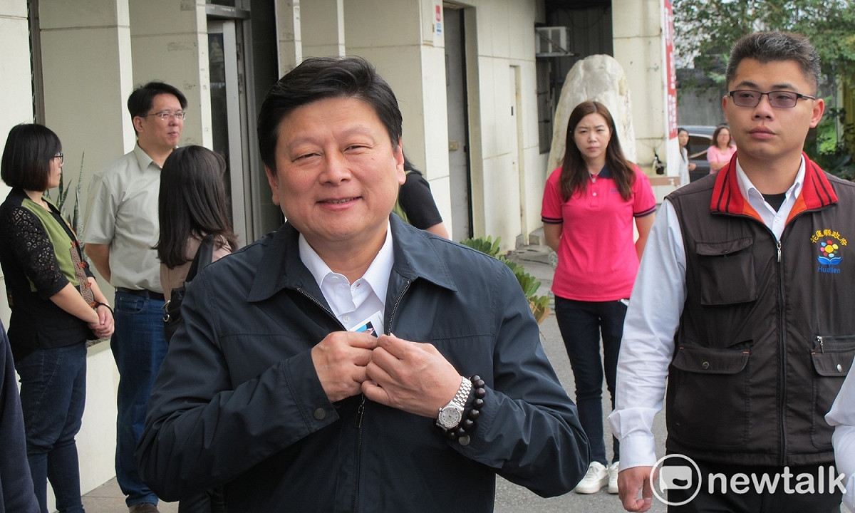 花蓮縣長傅崐萁蟬聯遠見雜誌五星級首長。 圖：新頭殼資料照