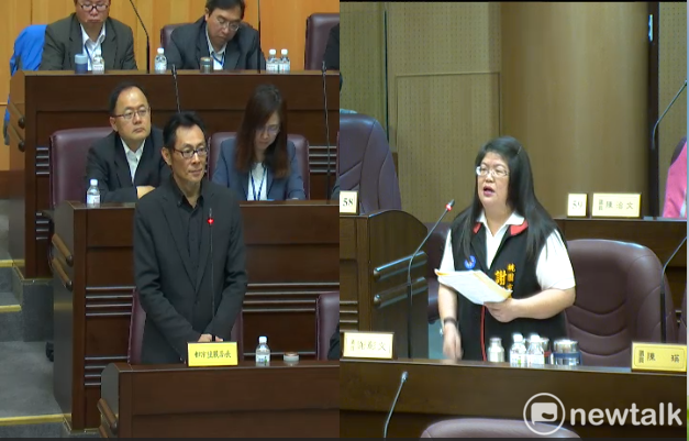 市議員謝彰文強調「單身無罪」，希望桃市府能比照營建署，將補助金額提高至4千元。 圖: 林昀真/攝
