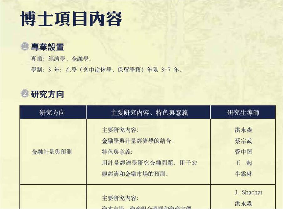 台大國發所教授劉靜怡在臉書上貼出網頁截圖，當中博士生項目的分類下，名列管中閔為導師，當中他負責兩岸金融市場研究以及金融市場計量與預測。 圖：取自劉靜怡臉書