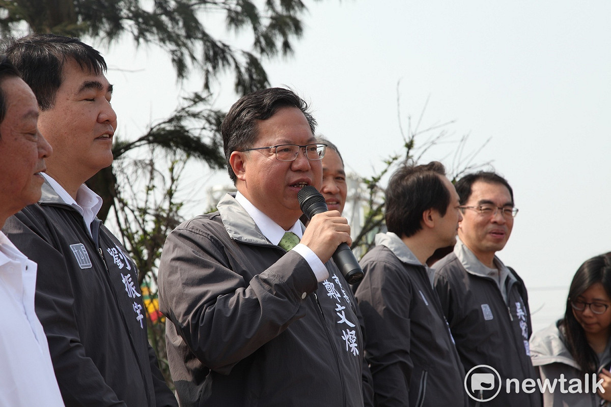 桃園市長鄭文燦強調，水利灌溉工程是農業的基礎，希望透過農博會水利館，讓大家了解水利工程、灌溉工程對農業有何重要性，同時展示水利工程過去現在和未來的發展，讓大家珍惜水資源的重要性。 圖:林昀真/攝