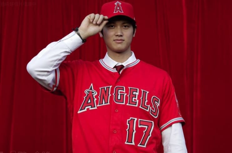 洛杉磯天使23歲「二刀流」日籍球星大谷翔平。 圖：翻攝MLB Corner臉書