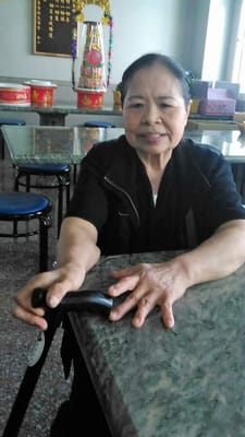 台東善心菜攤阿嬤陳樹菊（資料照片） 圖：中央社