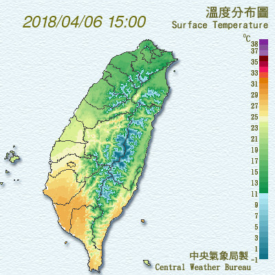 中央氣象局預估，明(7)晚至週日(8日)清晨在冷空氣及輻射冷卻影響下，將是氣溫最低的時候，提醒大家務必要做好保暖工作別感冒了！ 圖：中央氣象局