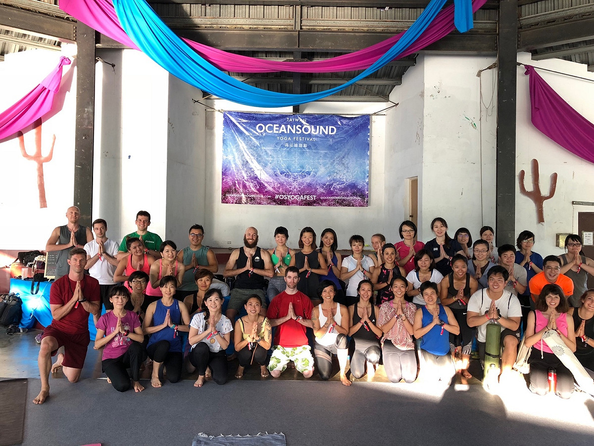 國外很多瑜珈節，許多人都需飛到峇厘島或泰國，此次活動創造了台灣各地瑜珈人交流的平台。 圖：南仁湖提供