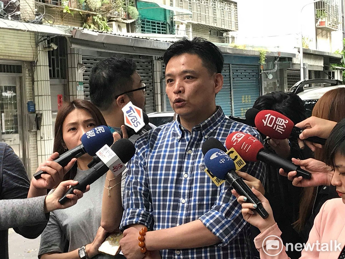 民進黨台北市議員洪健益。 圖：周煊惠 / 攝