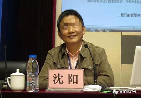 李悠悠等人實名舉報現任南京大學文學院教授、中國教育部長江學者特聘教授沈陽（如圖），在22年前性侵北大中文系女學生高岩，並造謠迫死高岩。 圖：翻攝自網路