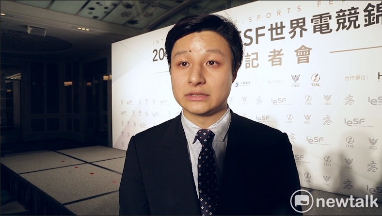中華民國電子競技運動協會 (CTESA) 副秘書長洪梓硯就表示：「我們將會讓電競與運動做一次完美結合，讓全民都看見。」 圖：朱泓任/攝