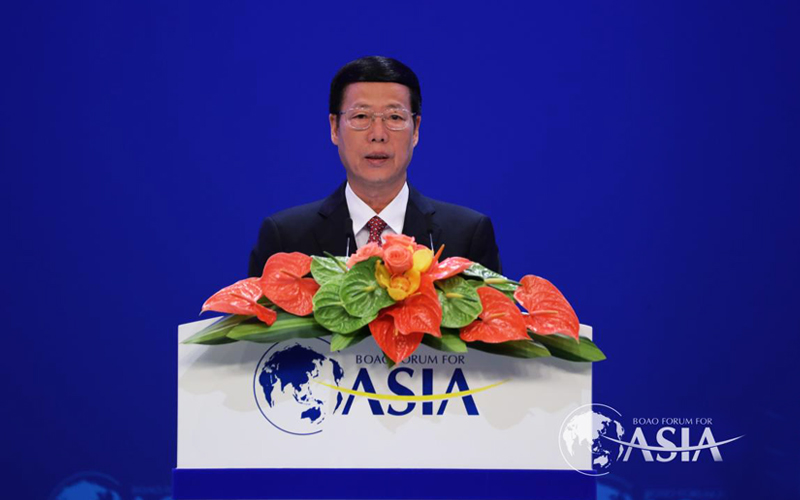 中國國務院前副總理張高麗。 圖：翻攝博鰲亞洲論壇官網