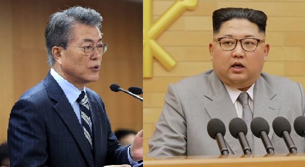 日本共同社英文新聞報導，南、北韓今天在技術層級談判中，商討了為雙方領導人文在寅和金正恩設置熱線電話事宜。文在寅和金正恩本月將舉行近10年來的首次兩韓高峰會。(資料照片) 圖：新頭殼合成