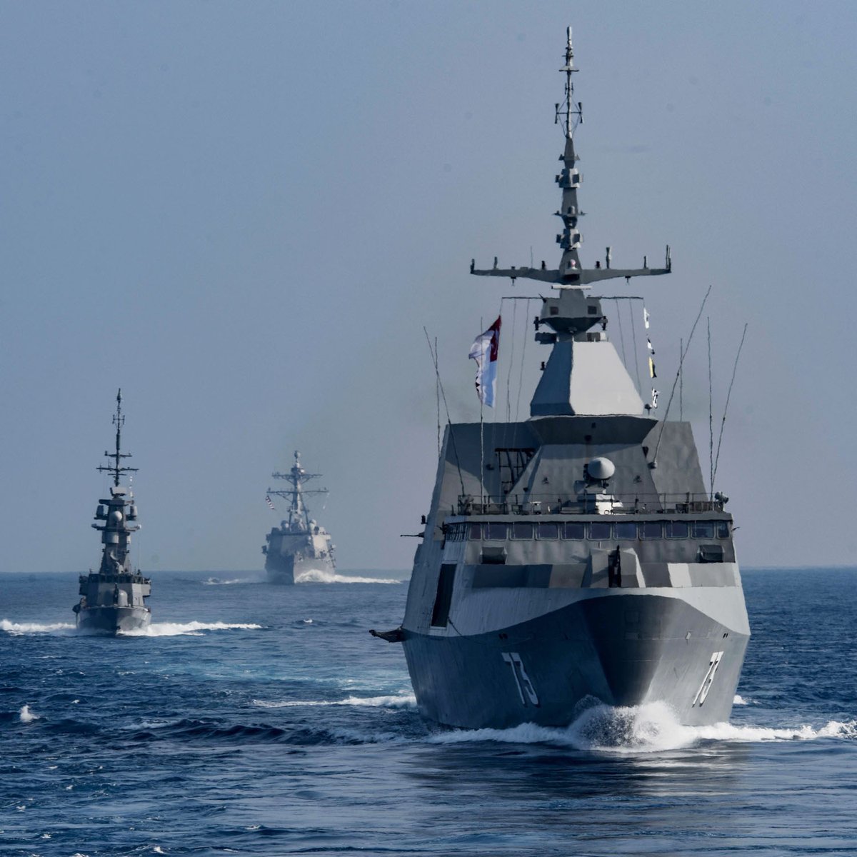 新加坡海軍。 圖：翻攝自環球網