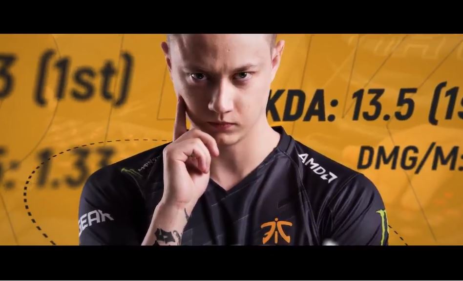 FNC的AD選手Rekkles榮膺春季常規賽的MVP。 圖：翻攝自  lolesports Twitter
