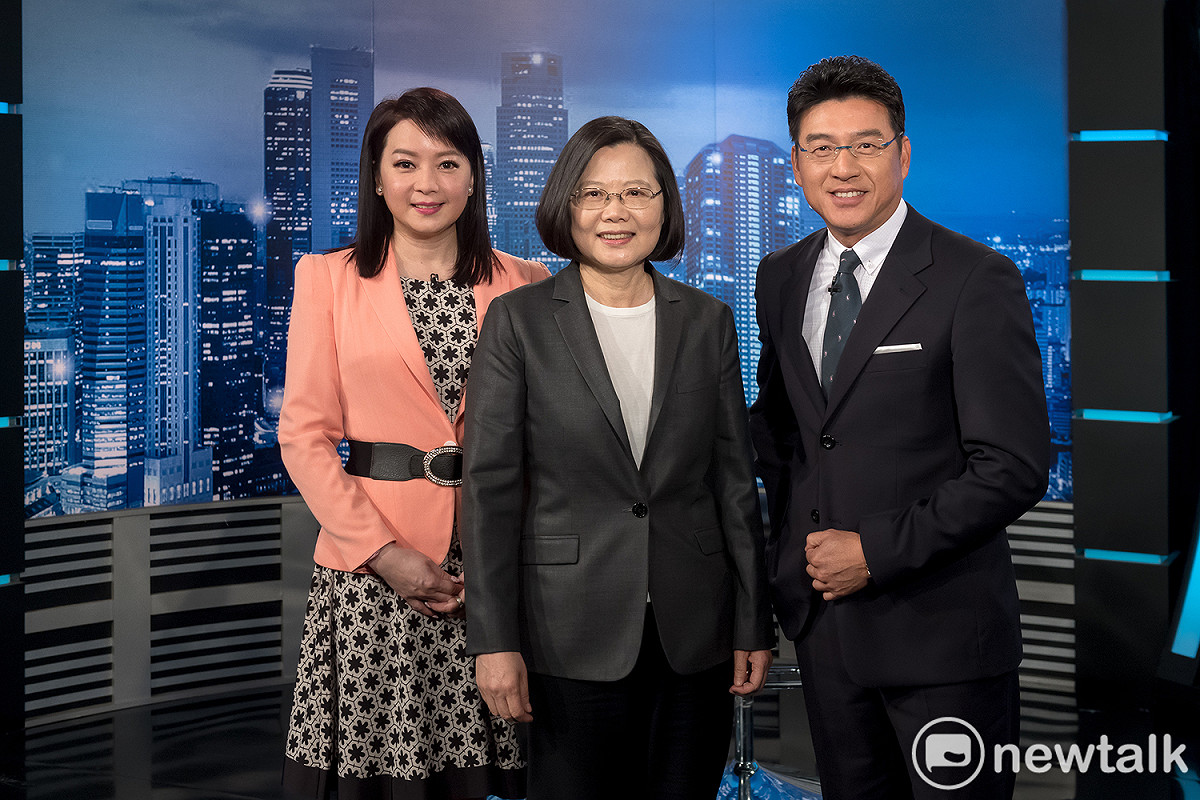 蔡英文總統今（9）日晚上接受政論節目《新聞面對面》專訪。 圖：總統府/提供