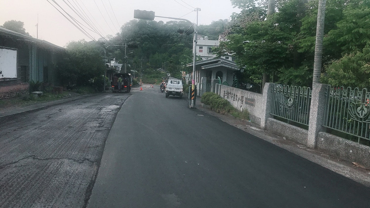 台中市政府加強大安區、清水區的自來水延管工程。 圖 : 台中市政府/提供